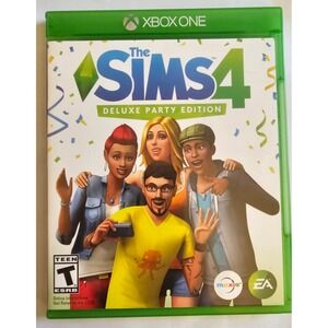 The Sims 4 Deluxe Party Edition Xbox One CIB Tested Manual Included